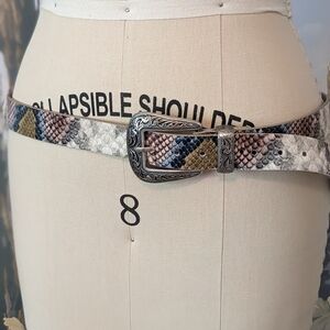 Faux Snakeskin Cowgirl belt